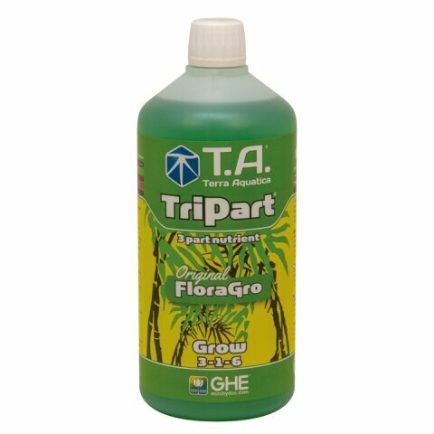 Удобрение Terra Aquatica TriPart FloraGro 1 л - фотография № 1