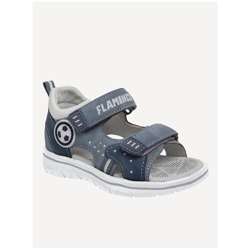 фото Туфли открытые flamingo, м цвет синий, размер 24