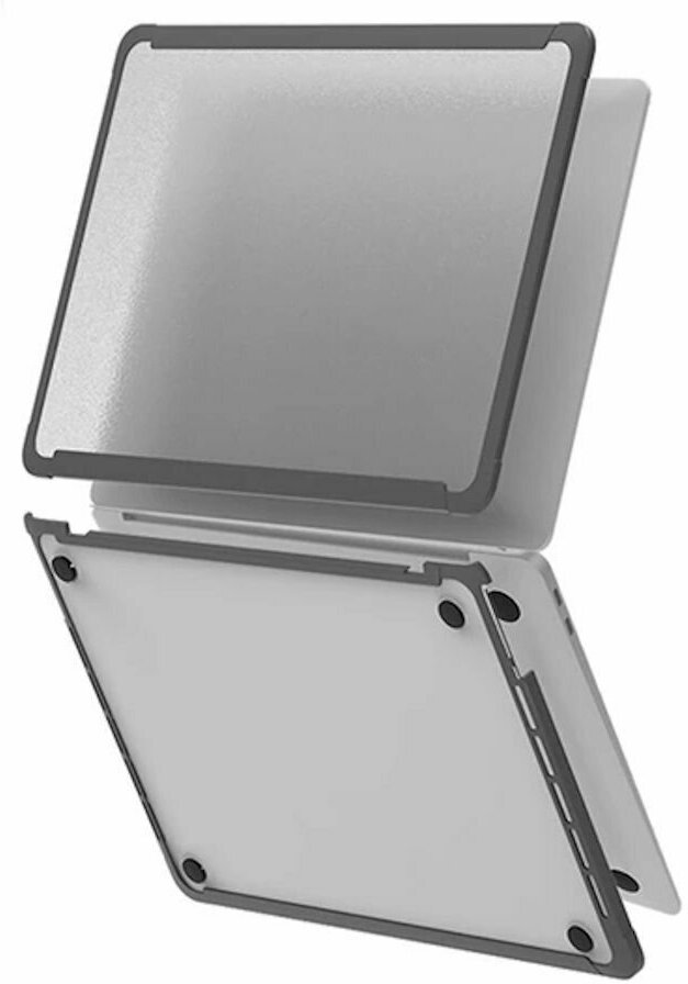 Чехол на макбук WiWU Haya Shield для MacBook Pro 13.3 (2020-2022) - Серый