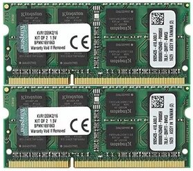 Оперативная память Kingston ValueRAM 16 ГБ (8 ГБ x 2) DDR3 1333 МГц SODIMM CL9 KVR13S9K2/16