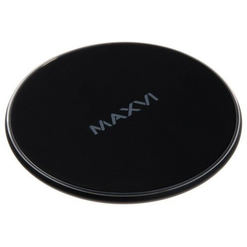 Беспроводное зарядное устройство Maxvi A315W1, 3 А, 15 Вт, LED подсветка, черное беспроводное зарядное устройство vlp powerstand 3 in 1 черное