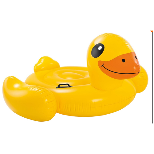 Плот надувной INTEX Baby Duck Ride-On (Уточка), для бассейна и моря, от 3 лет, 147х147х81,28см