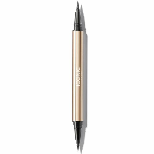 Двусторонняя подводка/лайнер для глаз ICONOC London Enrich & Elevate eyeliner BLACK/NOIR 2x0.4ml