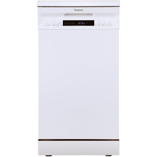 Посудомоечная машина отдельностоящая, 10 комплектов, 3 уровня загрузки, дисплей, белая, Бирюса DWF-410/5 W