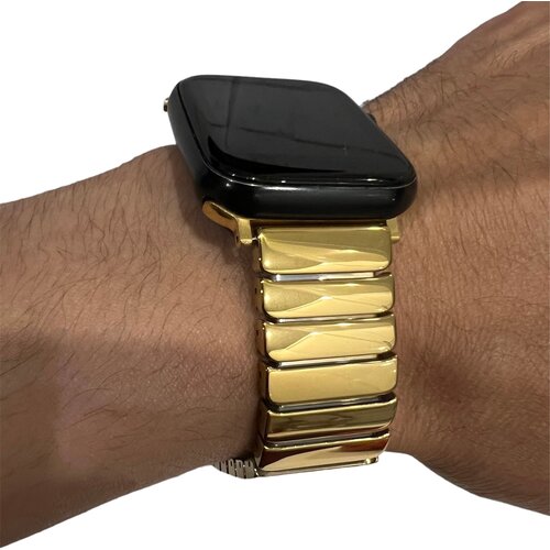 Ремешок для Apple Watch универсальный Ceramic Watch band керамический Золотой