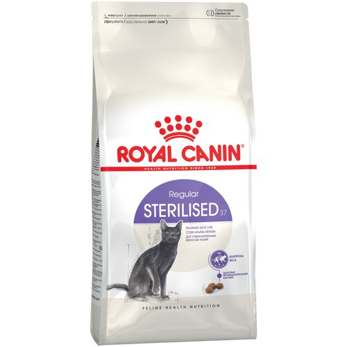 royal canin sterilised 7 корм для пожилых стерилизованных кошек всех пород 1 5 кг Корм Royal Canin Sterilised для стерилизованных кошек 1-7 лет, 1.2 кг