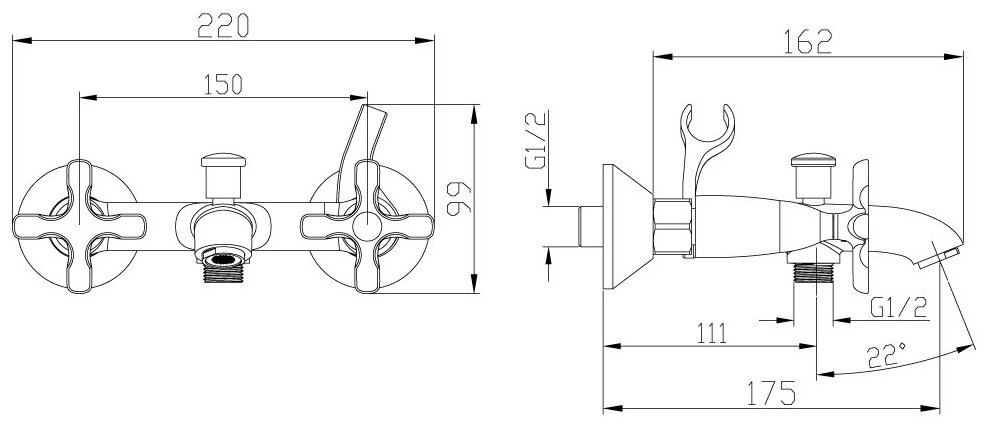 Смеситель для душа Lemark Villa LM4829C - фотография № 4