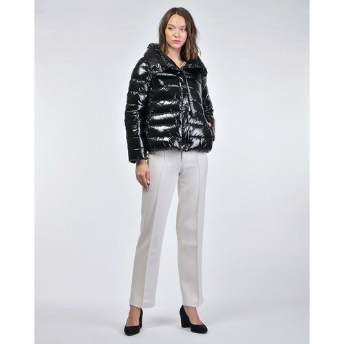  Gianfranco Ferre зимняя, силуэт прямой, стеганая, размер S, черный