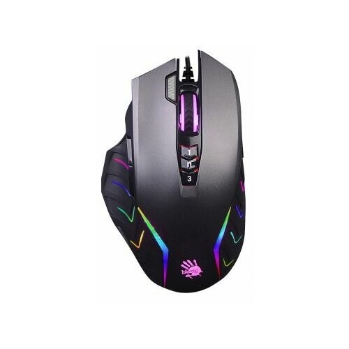 Мышь A4Tech Bloody J95s серый оптическая 8000dpi USB30 9but 313500₽
