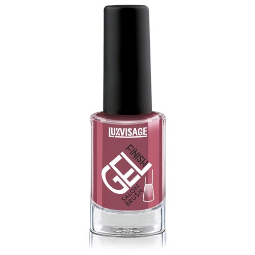 фото Luxvisagе лак для ногтей "gel finish", тон 14 "розовый", 9 г luxvisage