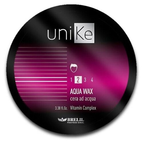 Brelil Professional Воск UNIKE Styling Aqua Wax, средняя фиксация, 100 мл brelil professional крем art creator styling curly memory cream экстрасильная фиксация 200 мл