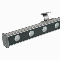 Arlight Светодиодный прожектор AR-LINE-1000S-18W-24V RGB (Grey, 30 deg, DMX512)