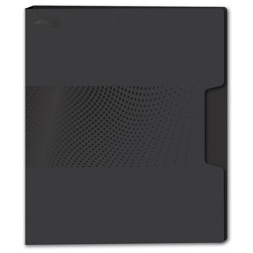 папка attache искусственная кожа с зажимом черный Attache Папка с зажимом Digital А4+, 18 мм, пластик, черный