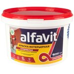 Краска акриловая Alfavit Интерьерная супербелая - изображение