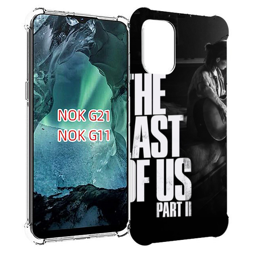 чехол mypads the last of us part ii для asus zenfone 9 ai2202 задняя панель накладка бампер Чехол MyPads The Last of Us Part II Элли для Nokia G11 / G21 задняя-панель-накладка-бампер