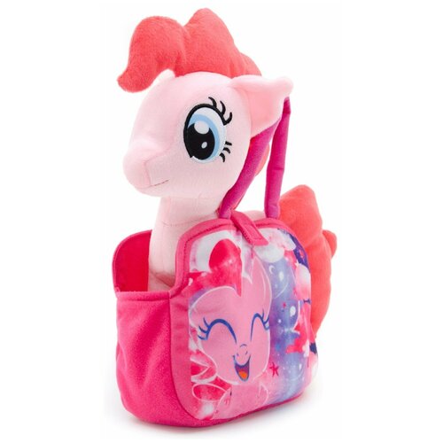 фото Мягкая игрушка yume пони в сумочке, пинки пай, my little pony, 25 см