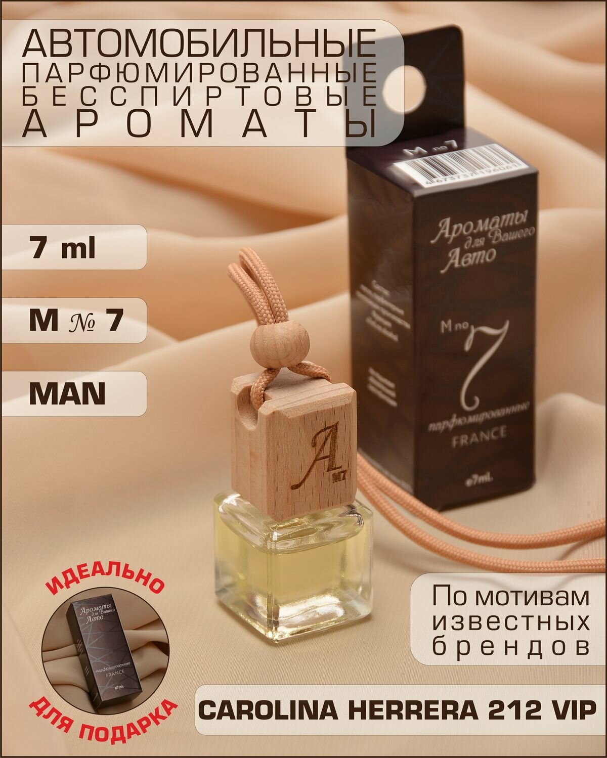 Автопарфюм / автомобильный ароматизатор / MAN, 7мл