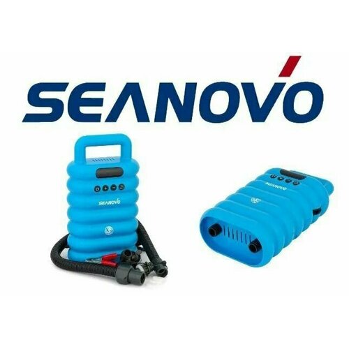 Насос электрический двухступенчатый HT-800 Seanovo для лодок ПВХ и SUP досок (0,34-1,38 атм)