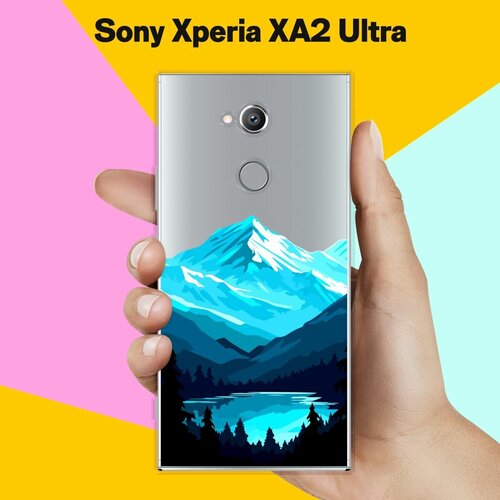 Силиконовый чехол на Sony Xperia XA2 Ultra Горное Озеро / для Сони Иксперия Икс А2 Ультра силиконовый чехол на sony xperia xa2 ultra сони иксперия ха 2 ультра ковер