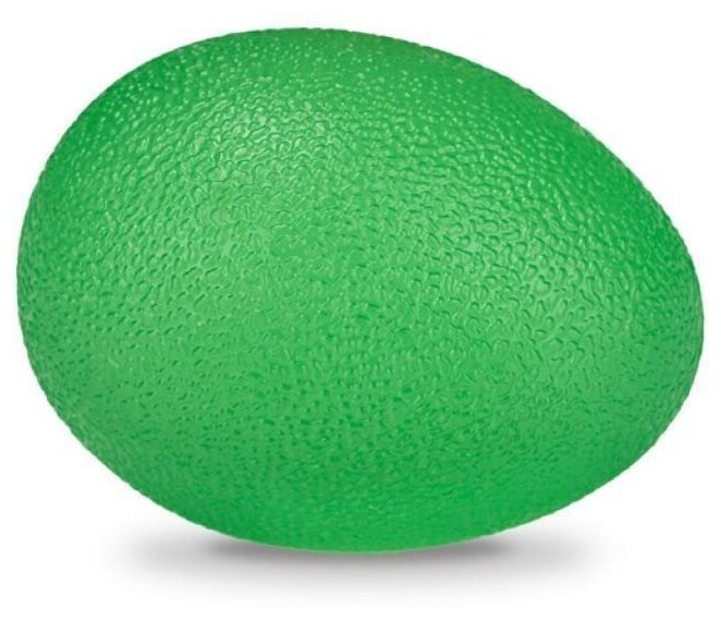 Ортосила Мяч для тренировки кисти L 0300М яйцевидной формы полужесткий, зеленый