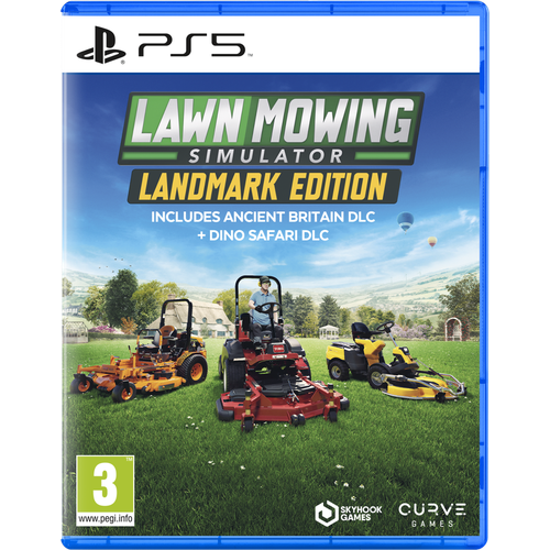 Игра Lawn Mowing Simulator: Landmark Edition (Incl. Ancient Britain DLC + Dino Safari DLC) (PS5)