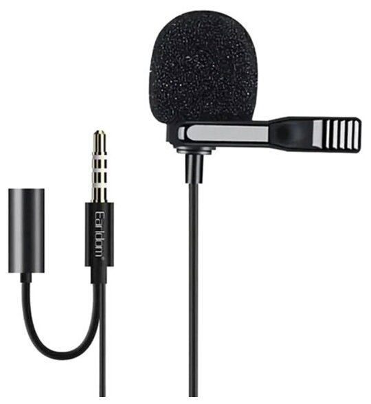 Микрофон для мобильного устройства Earldom ET-E38, черный