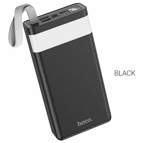 Портативный аккумулятор HOCO J73 2A 30000 мАч черный светодиодный цифровой дисплей 277500₽