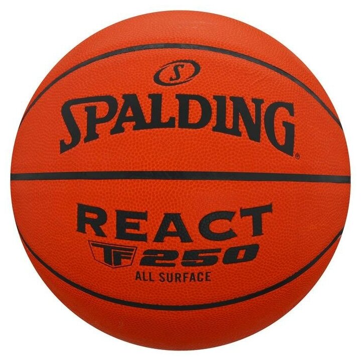 Мяч баскетбольный Spalding TF-250 React 76968z, размер 6, FIBA Approved