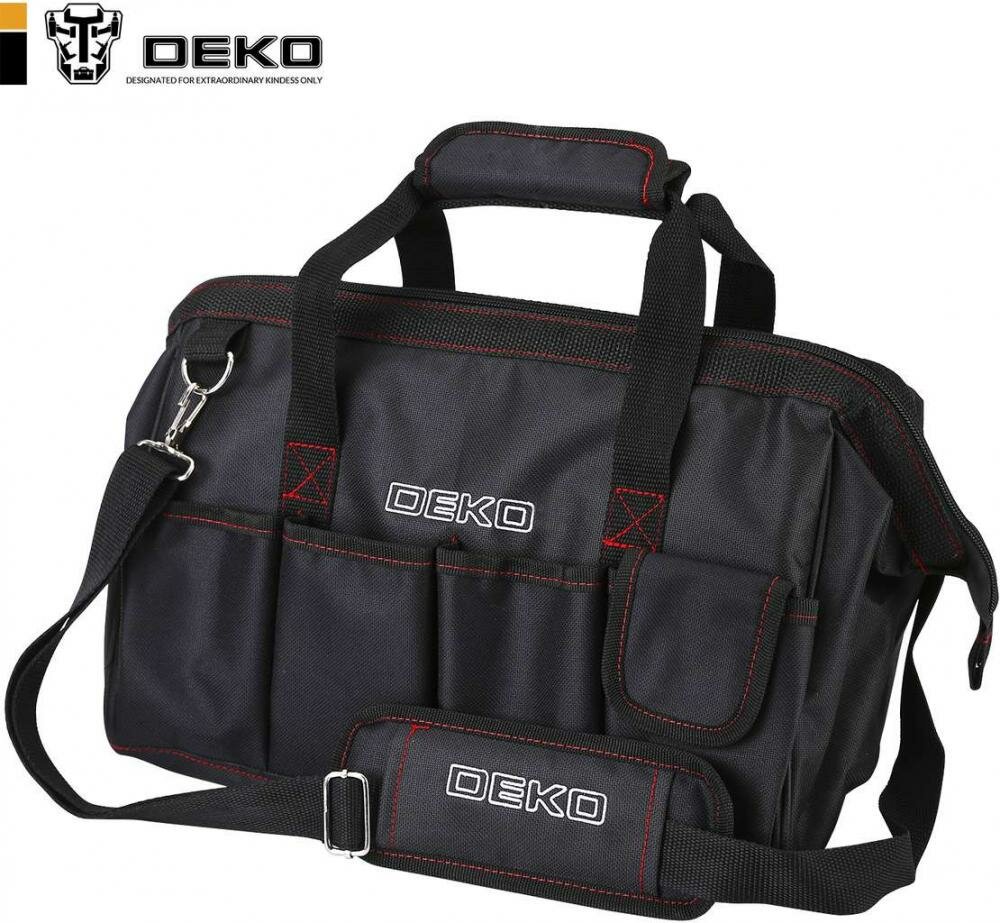 Сумка для инструментов DEKO 35x20x23.00см, 9 карманов, брезент