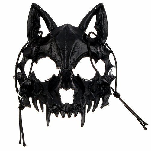 Маска «Череп собаки» цвет чёрный маска череп собаки цвет чёрный