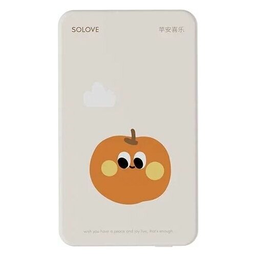 Внешний аккумулятор Power Bank Xiaomi Solove W9 5000мAч бежевый w9 beige apple 418100₽
