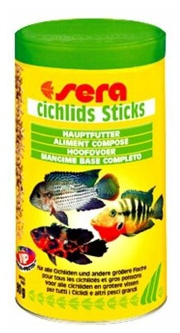 Сухой корм для рыб Sera Cichlids Sticks Nature, 10 л, 2 кг - фотография № 4