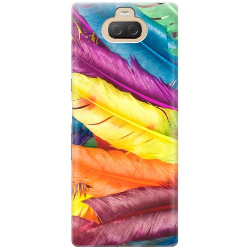 RE: PA Накладка Transparent для Sony Xperia 10 Plus с принтом Разноцветные перья re pa накладка transparent для sony xperia 10 с принтом разноцветные изгибы