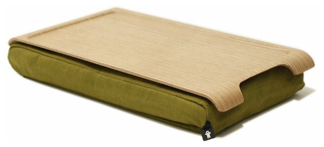 Подставка для ноутбука Bosign Laptray Mini Wood, natural/olive green