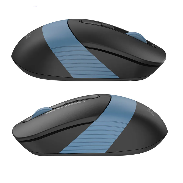 Мышь A4TECH Fstyler FB10C, оптическая, беспроводная, USB, черный и синий [fb10c ash blue] - фото №11