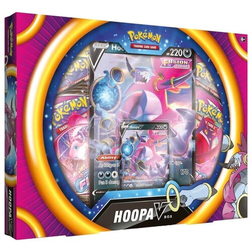 Покемон карты коллекционные: Набор Pokemon Hoopa V Box на английском языке покемон карты коллекционные набор pokemon v strikers tin tyranitar v