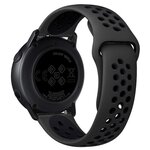 Ремешок спортивный для Amazfit Bip/Bip Lite/GTR 42mm/GTS, цвет черный черный 20 мм. - изображение