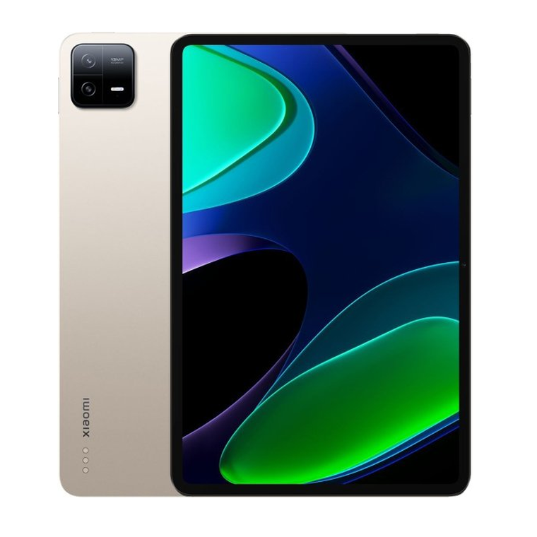 Планшетный компьютер 11" Xiaomi Pad 6 (23043RP34G), 128 Гб, шампань