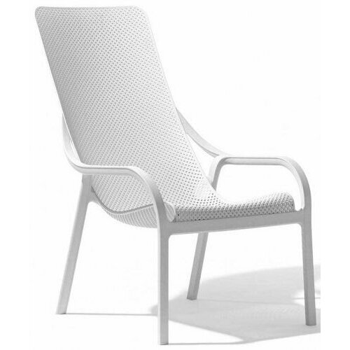 Кресло пластиковое ReeHouse Net Lounge Белый