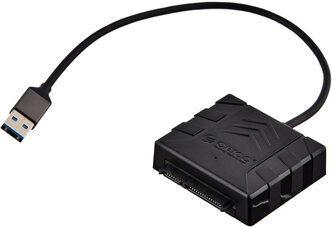 Адаптер/Конвертер SATA/USB-A 3.0, для жесткого диска HDD/SSD 2,5''/3,5'', Orico черный [ORICO-UTS1-3AD-03-EU-BK-BP]