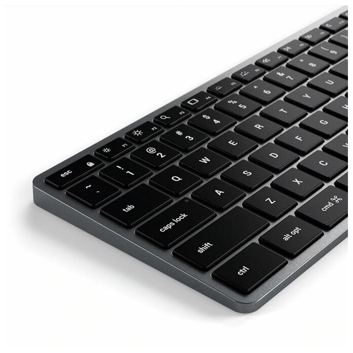 Клавиатура беспроводная Satechi Slim X3 Bluetooth Keyboard Backlit BT Серый космос ST-BTSX3M-RU