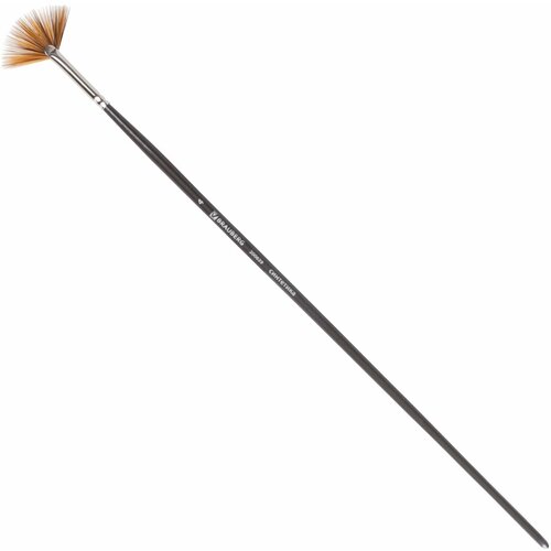 Упаковка 5 шт. Кисть художественная проф. BRAUBERG ART CLASSIC, синтетика мягкая, веерная, № 4, длинная ручка, 200639