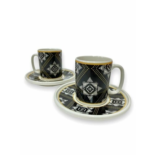 Сервиз кофейный 12 предметов Tulu Porselen фарфор 100мл