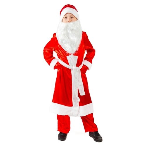 Костюм Бока, размер 104-116, красный костюм деда мороза люкс размер 52 54 бока 1252 бока