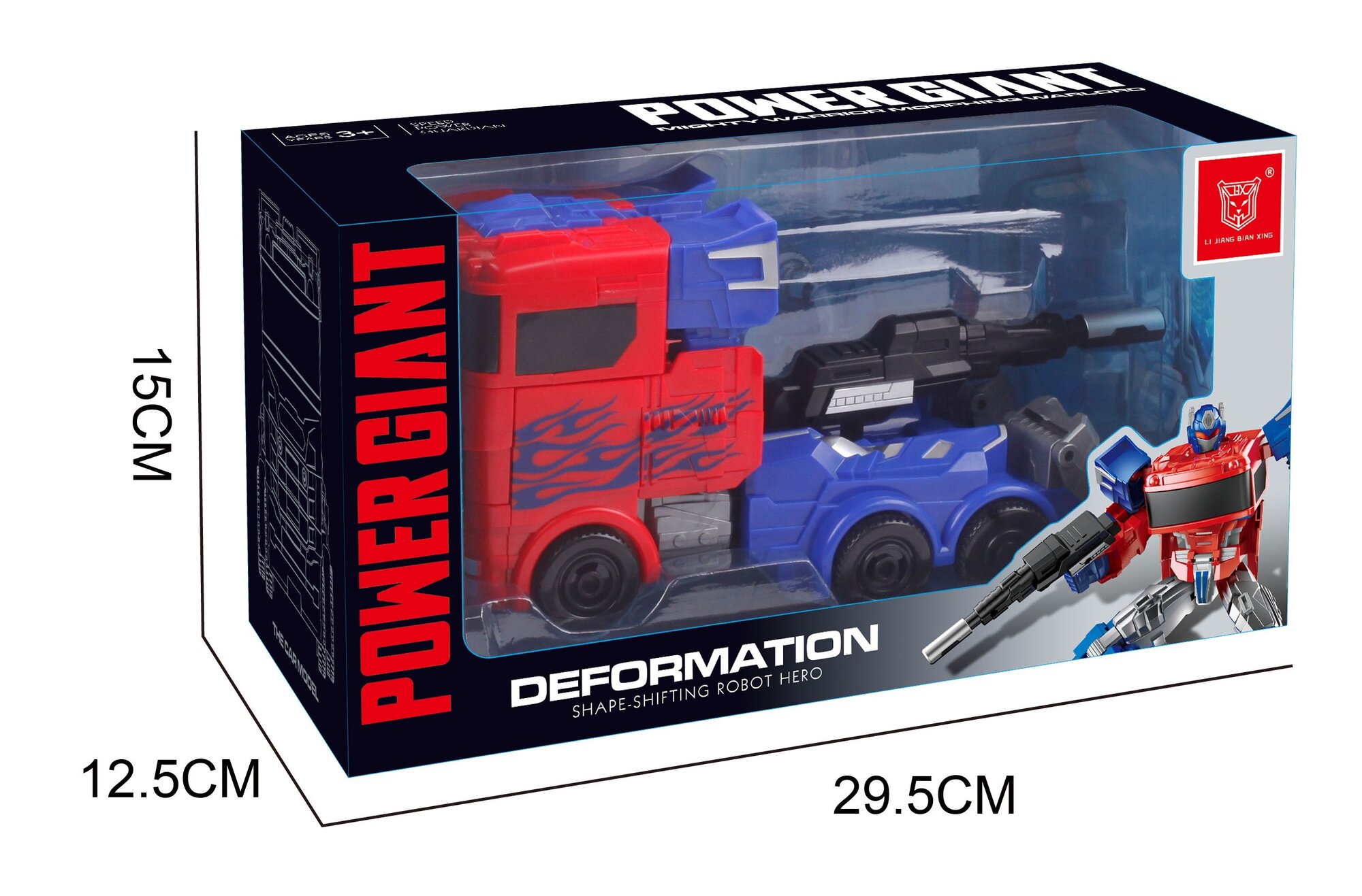 фото Трансформер LI JIANG BIAN XING машинка-робот 2 в 1