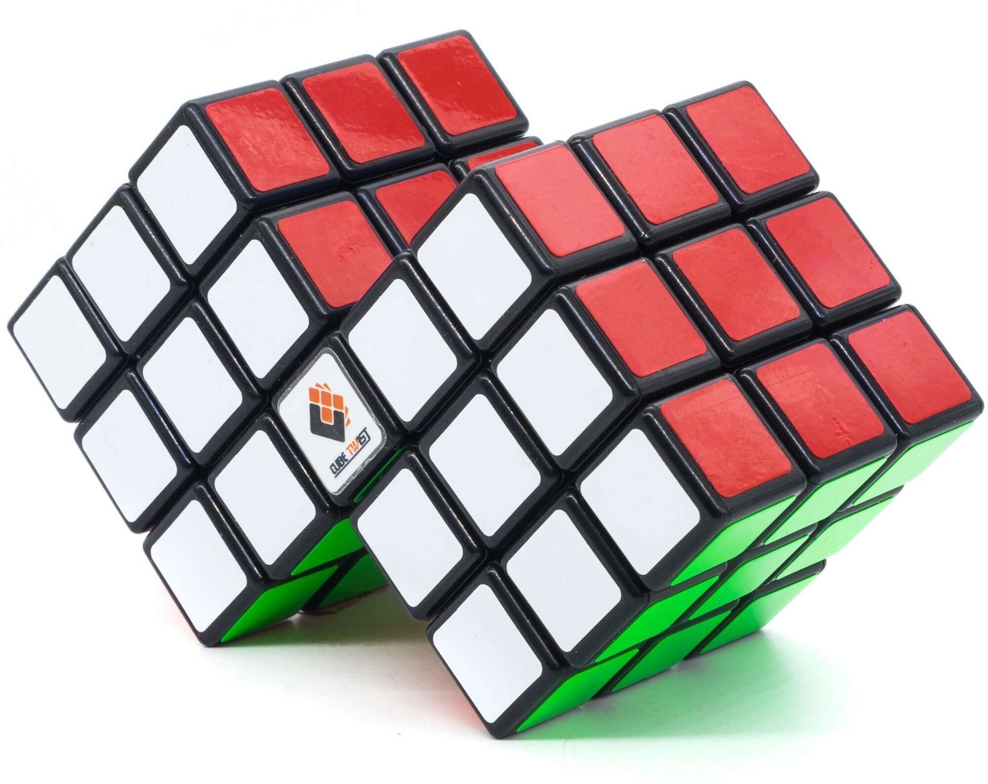 Головоломка Cubetwist Двойной сиамский куб / Развивающая игра / Черный пластик