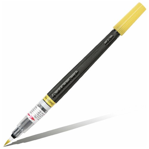 Pentel Брашпен Colour Brush (XGFL), лимонно-желтый, 1 шт.