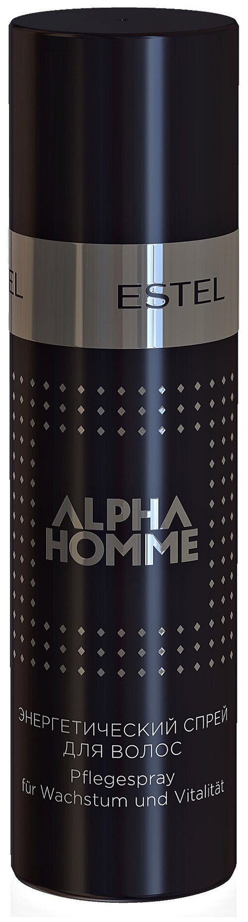 ESTEL ALPHA HOMME Энергетический спрей для волос, 150 г, 100 мл, аэрозоль