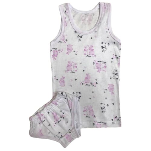 фото Комплект для девочки с слоником (майка+трусы) размер:92memo