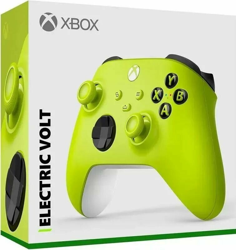 Геймпад Microsoft беспроводной Xbox Wireless Controller Series S/X/ONE/PC, Желтый Electric Volt Запечатанный